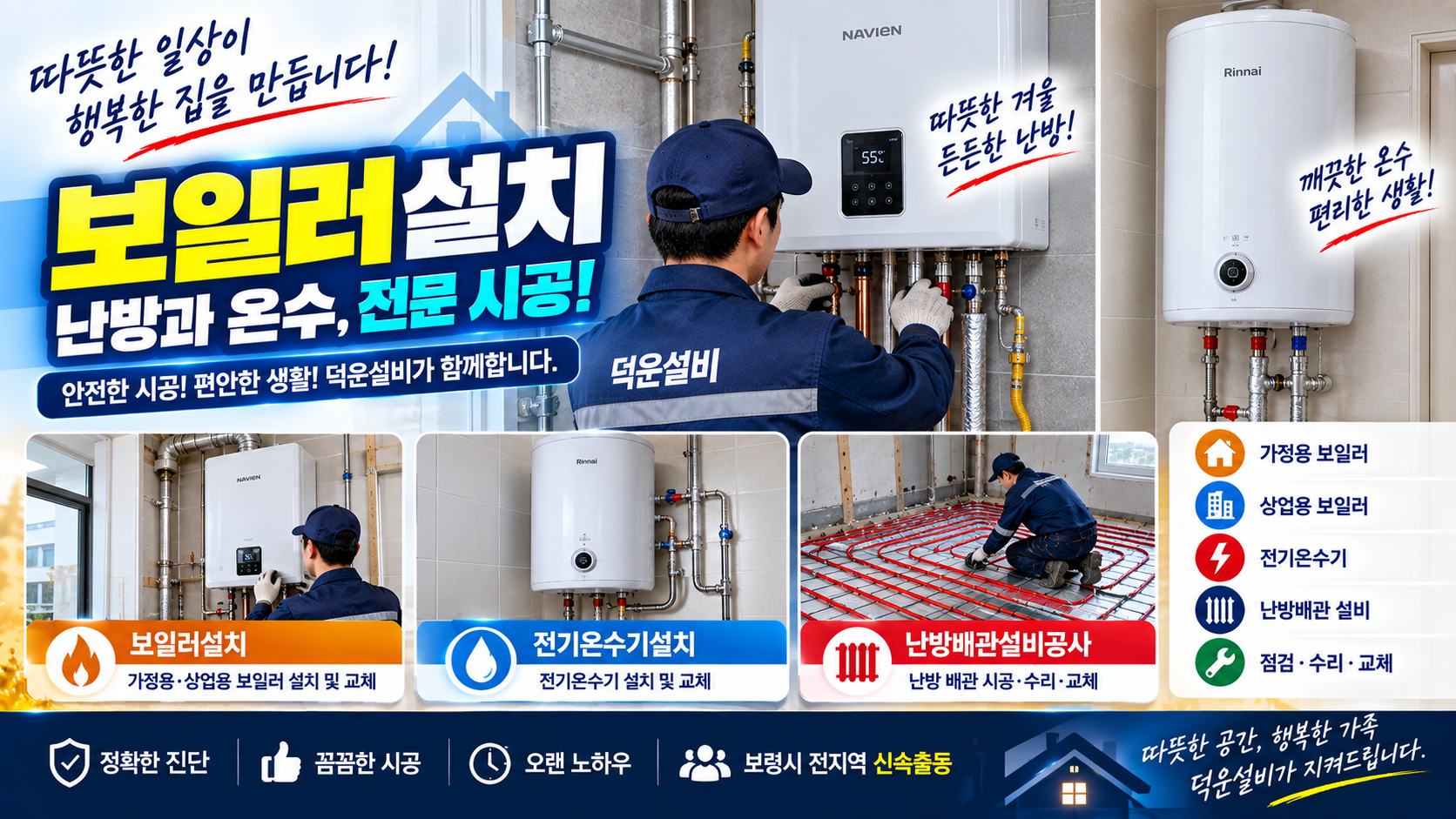 보일러설치·난방배관설비